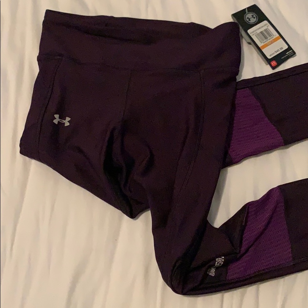 Under armour purple leggings